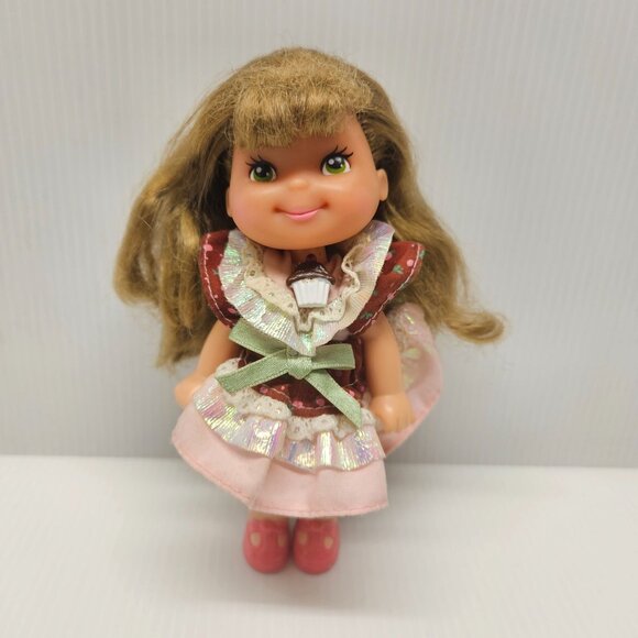 Mattel 1988 Cherry Merry Muffin Chocolottie Chocolate Cupcake 6 Inch Doll - Picture 2 of 4